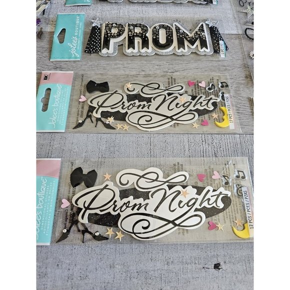 Sticker Lot Prom School Dance Scrapbooking 3D Stickers Jolee's RARE #59 - Picture 6 of 7